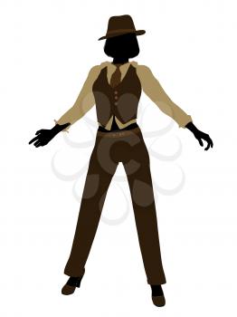 Royalty Free Clipart Image of a Dancer