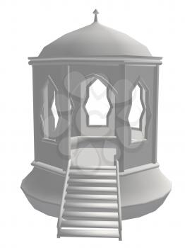 Royalty Free Clipart Image of a Pavilion