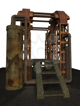 Royalty Free Clipart Image of an Industrial Object