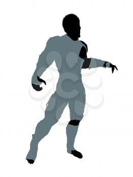 Royalty Free Clipart Image of a Male Mummy