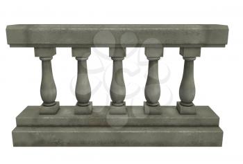 Royalty Free Clipart Image of a Railing