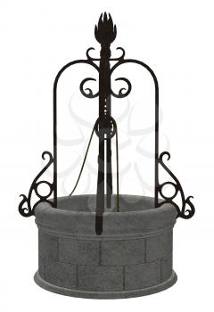 Royalty Free Clipart Image of a Well