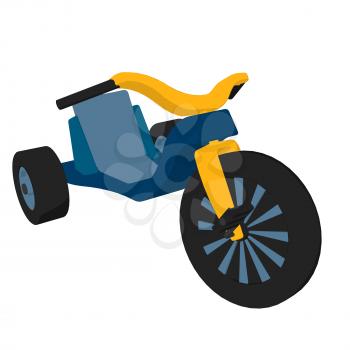 Royalty Free Clipart Image of a Tricycle