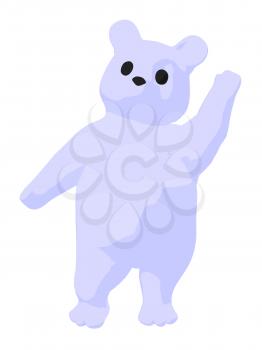 Royalty Free Clipart Image of a White Bear