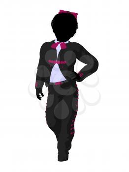 Royalty Free Clipart Image of a Mexican Girl