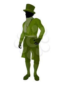 Royalty Free Clipart Image of a Victorian Man