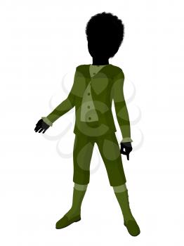 Royalty Free Clipart Image of a Victorian Boy