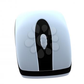 Royalty Free Clipart Image of a Computer Mouse