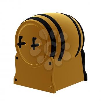 Royalty Free Clipart Image of a Beer Keg
