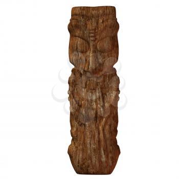 Royalty Free Clipart Image of a Tiki