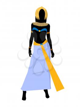 Royalty Free Clipart Image of an Egyptian Woman