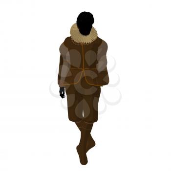 Royalty Free Clipart Image of a Man in Elizabethan Costume
