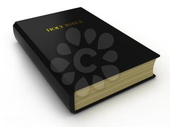 3D Illustration of a Holy Bible