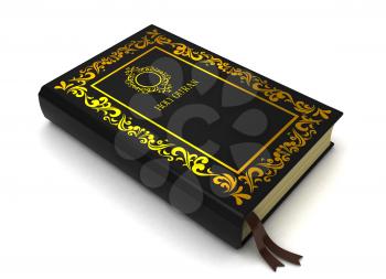 3D Illustration of the Quran