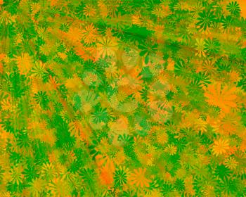 Abstract leaves background, seasons theme
