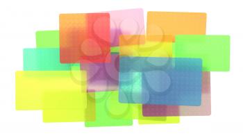 Royalty Free Clipart Image of Colorful Abstract Rectangles 