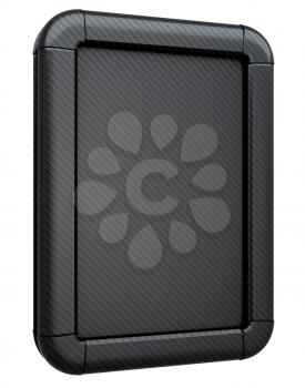 Royalty Free Clipart Image of a Carbon Fiber Lightbox