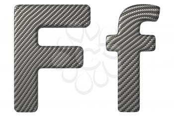 Royalty Free Clipart Image of a Capital and Lowercase F