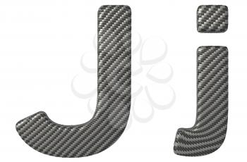 Royalty Free Clipart Image of a Capital and Lowercase J