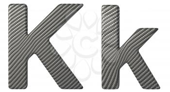 Royalty Free Clipart Image of a Capital and Lowercase K
