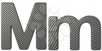 Royalty Free Clipart Image of a Capital and Lowercase M