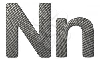 Royalty Free Clipart Image of a Capital and Lowercase N