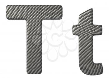 Royalty Free Clipart Image of a Capital and Lowercase T