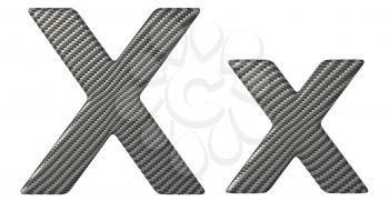 Royalty Free Clipart Image of a Capital and Lowercase X