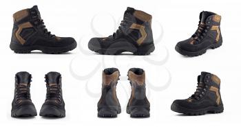 Royalty Free Clipart Image of Winter Boots 