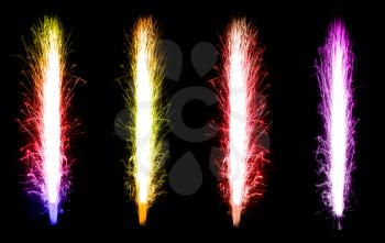Royalty Free Clipart Image of Fireworks