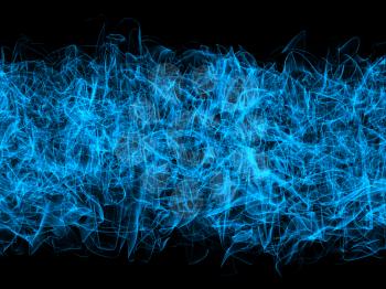 Royalty Free Clipart Image of Abstract Smoke Swirls