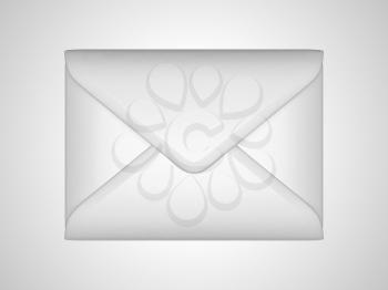 Royalty Free Clipart Image of a Sealed Envelope