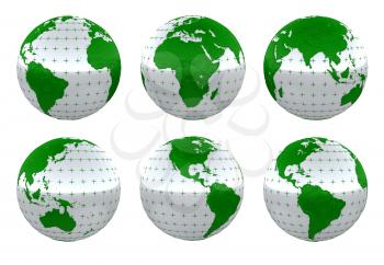Royalty Free Clipart Image of Earth 