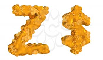 Royalty Free Clipart Image of Honey Font