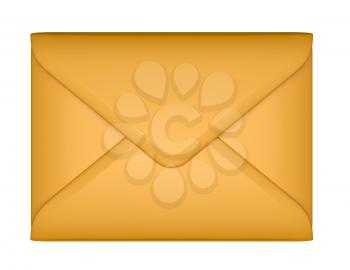Royalty Free Clipart Image of a Sealed Envelope