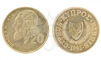 Royalty Free Clipart Image of Money of Cyprus
