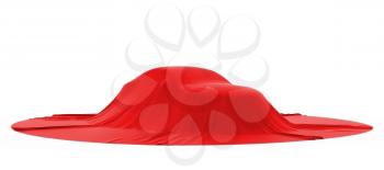 Royalty Free Clipart Image of a Car Covered With Cloth