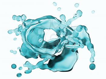 Royalty Free Clipart Image of a Water Background