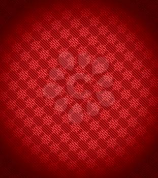 Royalty Free Clipart Image of a Red Snowflake Background