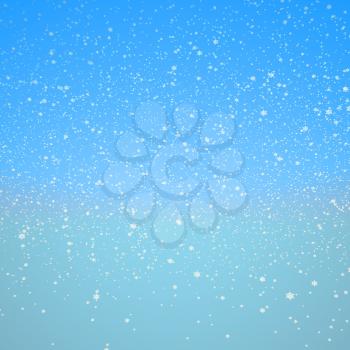 Royalty Free Clipart Image of a Snowy Background
