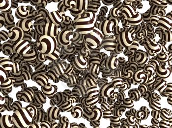 Royalty Free Clipart Image of Chocolate Background