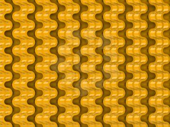 Golden Wavy scales pattern useful as background or texture