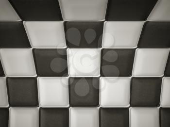 Incurved chequered leather pattern with rectangle segments. Large resolution