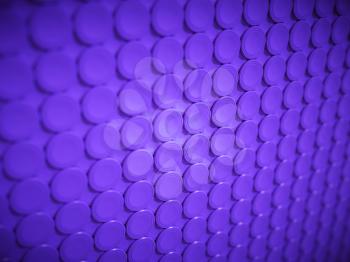 Purple bulging circles texture or background. Large resolution (artistic shallow DOF)