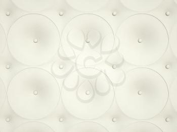 Grey leather background with round shapes and knobs. Large resolution