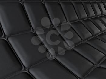 Incurved leather pattern with rectangle segments. Large resolution