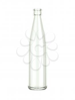 Royalty Free Clipart Image of an Empty Bottle