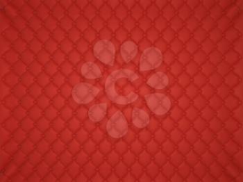 Red leather pattern with buttons and bumps. High resolution