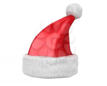 Royalty Free Clipart Image of a Santa Hat