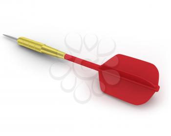 Royalty Free Clipart Image of a Dart